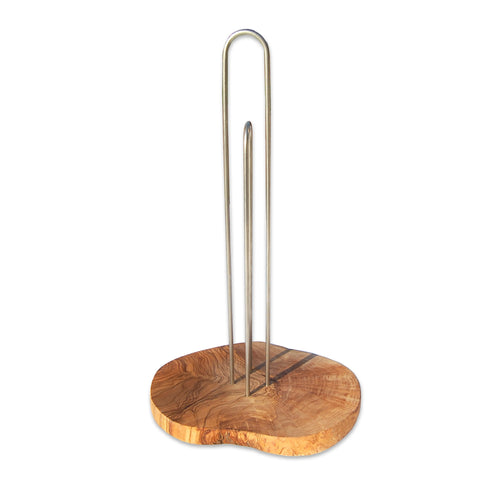 Olive Wood Paper Towel Holder