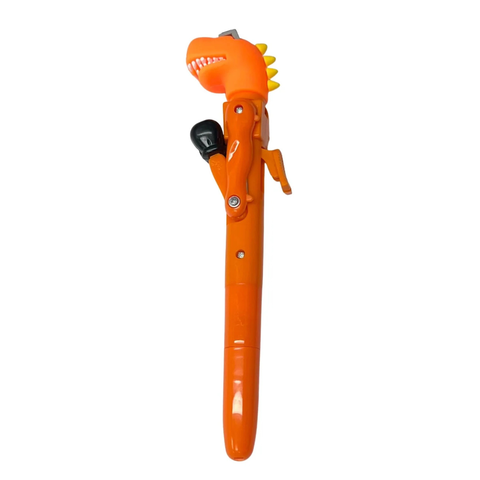 Dinosaur Novelty Pen - Orange Punching