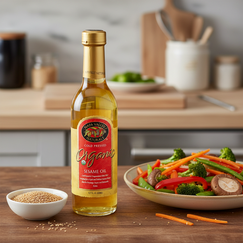 Organic Cold Pressed Sesame Oil - Napa Valley Naturals