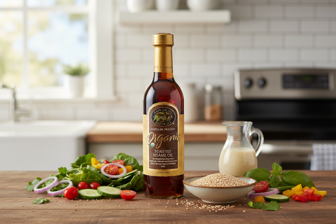 Organic Toasted Sesame Oil - Napa Valley Naturals