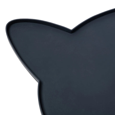 Oscar Silicone Cat Placemat - Black