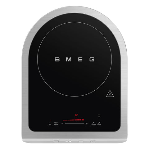 SMEG Contemporary Portable Induction Cooker, Matte White