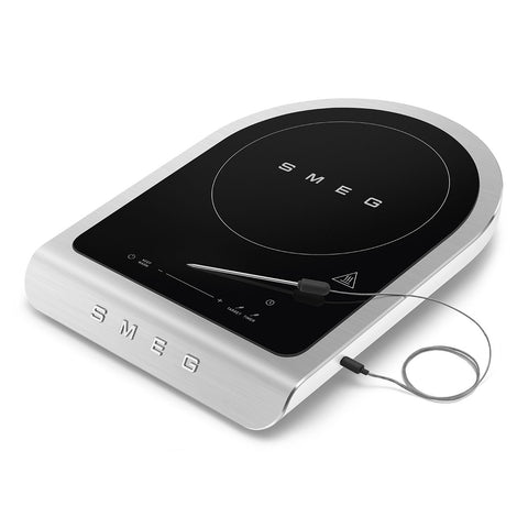 SMEG Contemporary Portable Induction Cooker, Matte White