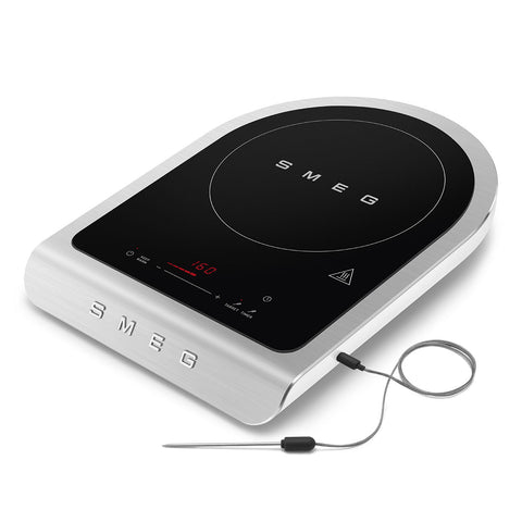 SMEG Contemporary Portable Induction Cooker, Matte White