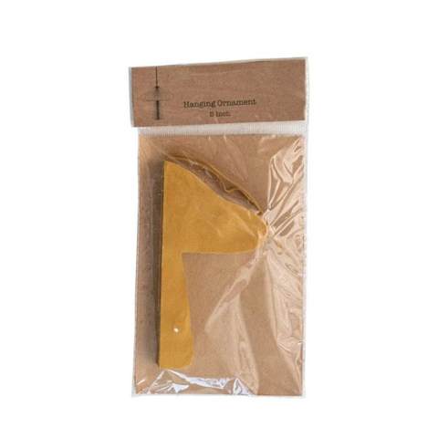 Paper Folding Honeycomb Mushroom Ornament - Mustard