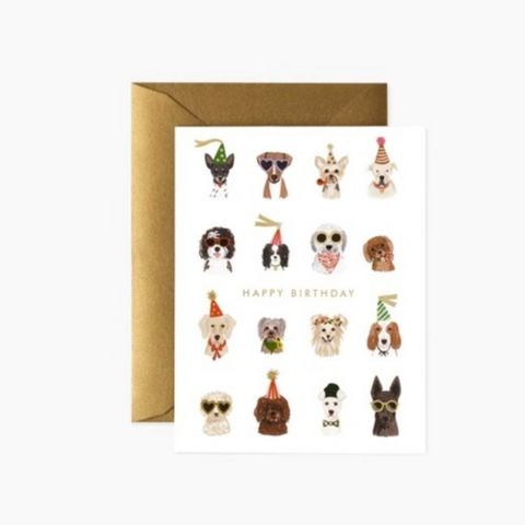 Party Pups Birthday Card - Rifle Paper Co
