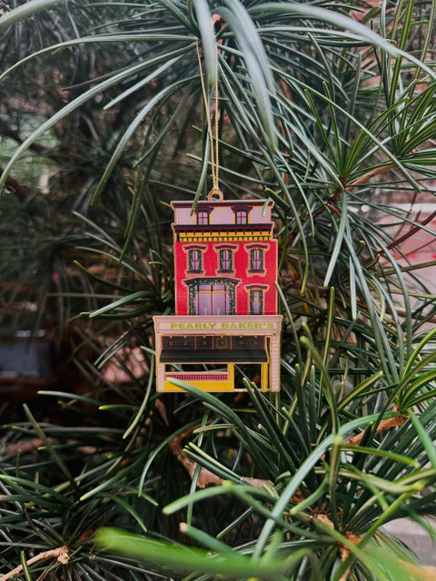 Pearly Baker's Alehouse Ornament, 2.5" x 4"