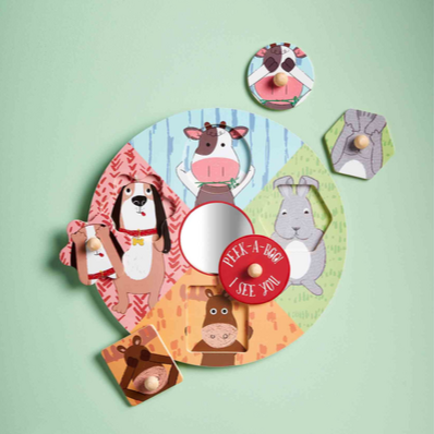 Peek-A-Boo Round Puzzle