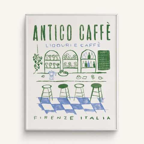 Antico Caffe Art Print