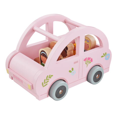 Pink Car Toy Set