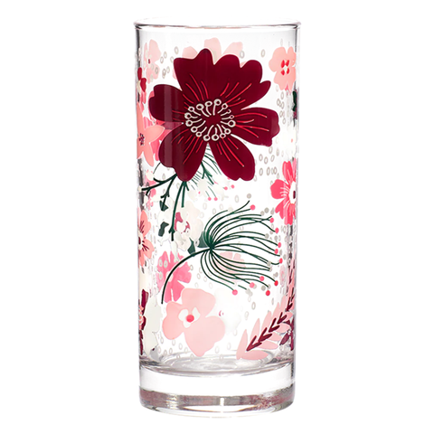 Pink Garden - Highball Glass by Fishs Eddy
