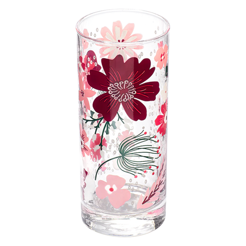 Pink Garden - Highball Glass by Fishs Eddy