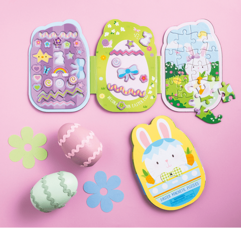 Pink Magnetic Easter Puzzle Book