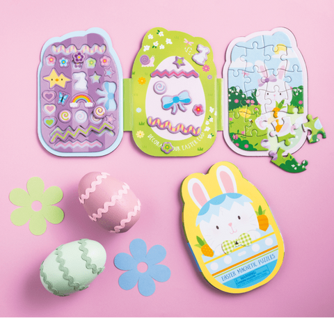 Blue Magnetic Easter Puzzle Book