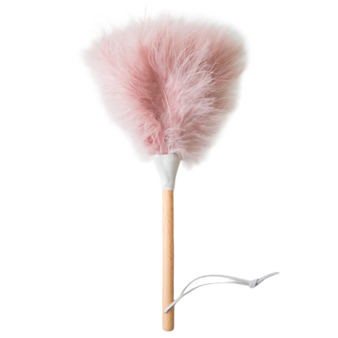 Pink Ostrich Feather Duster - Fodory