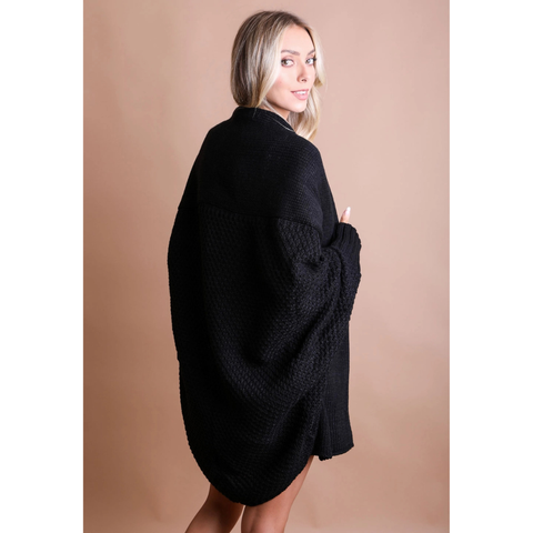 Pipistrello Knit Cardigan - Black