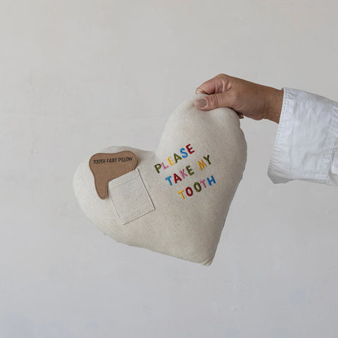 "Please Take My Tooth" Tooth Fairy Pillow