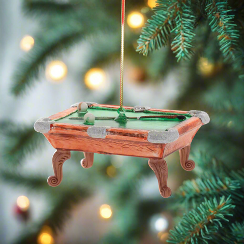 Pool Table Ornament