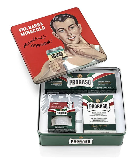 Proraso Vintage Gino Gift Tin - Refreshing
