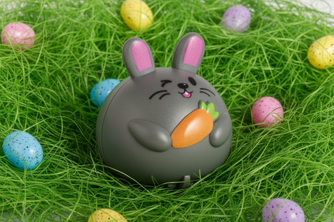 Pull-Back Racer, Gray Bunny