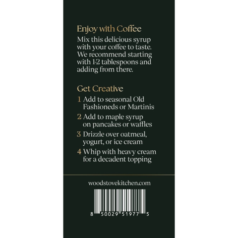 Pumpkin Spice Coffee & Cocktail Syrup - Wood Stove Kitchen
