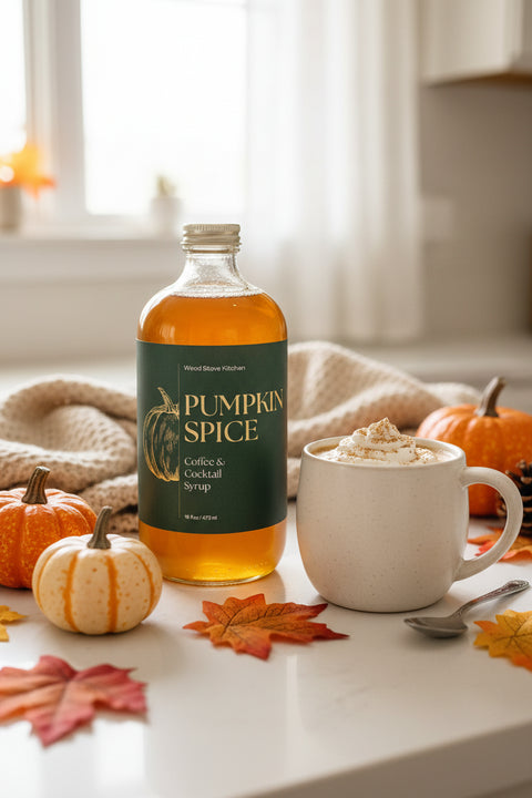 Pumpkin Spice Coffee & Cocktail Syrup - Wood Stove Kitchen