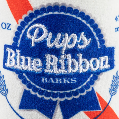 Pups Blue Ribbon Squeaker Dog Toy