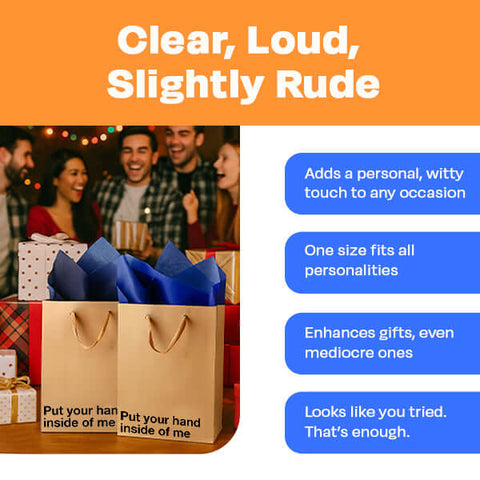 Put Your Hand Inside of Me Gift Bag