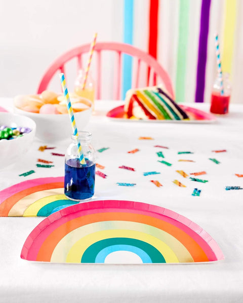 Rainbow Shaped Paper Napkins