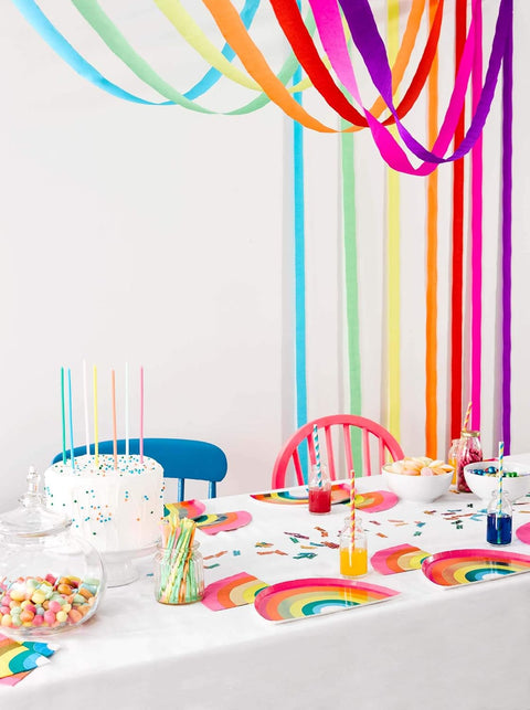Rainbow Shaped Paper Plates