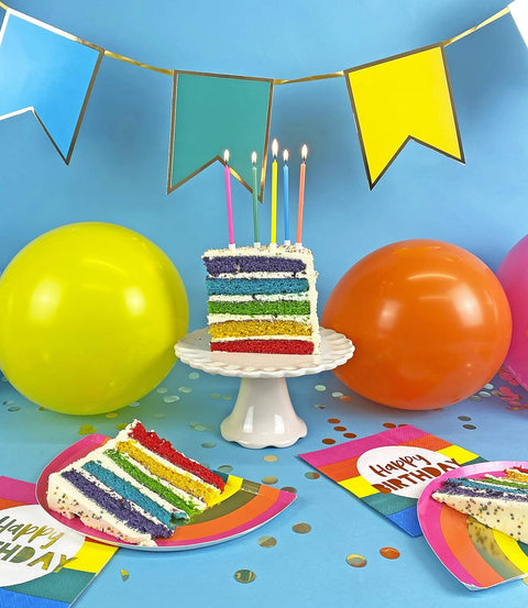 Rainbow Shaped Paper Plates