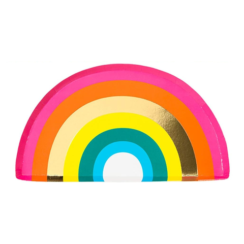 Rainbow Shaped Paper Plates