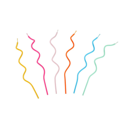 Rainbow Twist Birthday Candles