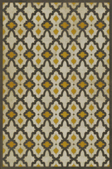 Pattern 31 "Rajha" Vinyl Floorcloth - Spicher & Co.