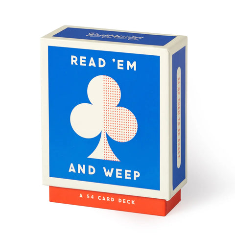 Read 'Em And Weep Playing Card Set - Brass Monkey