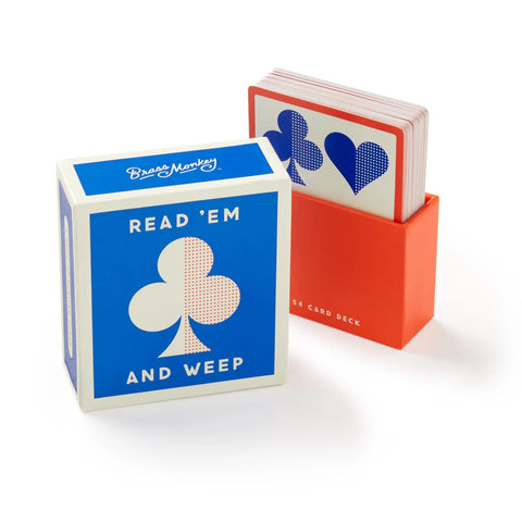 Read 'Em And Weep Playing Card Set - Brass Monkey