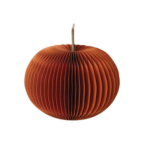 Folding Honeycomb Pumpkin 7"