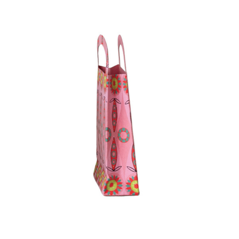 Recycled Paper Gift Bag - Magenta