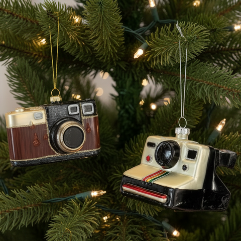 Retro Style Camera Ornament