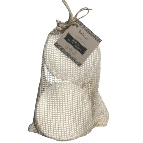 Reusable Bamboo Facial Rounds - Set of 20