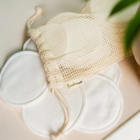 Reusable Bamboo Facial Rounds - Set of 20