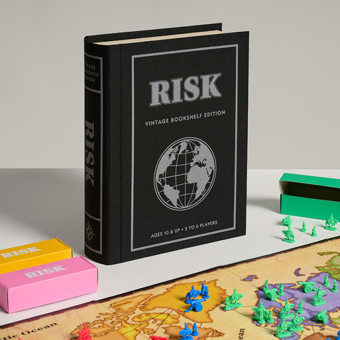 "Risk" - Vintage Bookshelf Edition