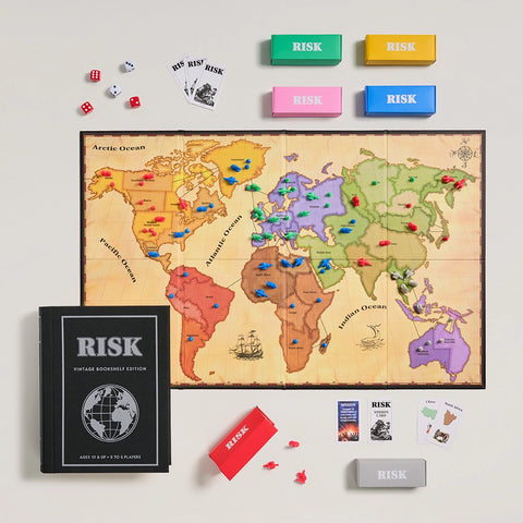 "Risk" - Vintage Bookshelf Edition