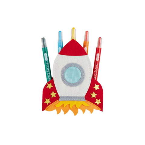 Rocket Crayon Holder Set