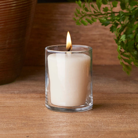 Root 20 Hour Beeswax Blend Votive - Peppermint Bark - Root Candles