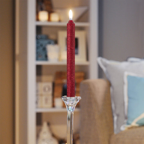 Root 9" Timberline™ Arista® Dinner Candle - Garnet - Root Candles
