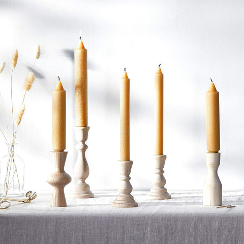 Root 9" Timberline™ Arista® Dinner Candle - Beeswax - Root Candles