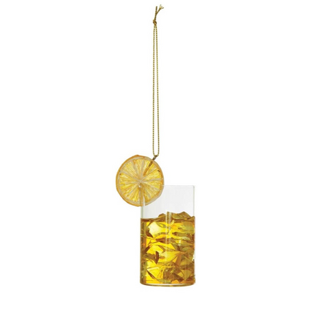 Rum & Cola Cocktail Glass Ornament