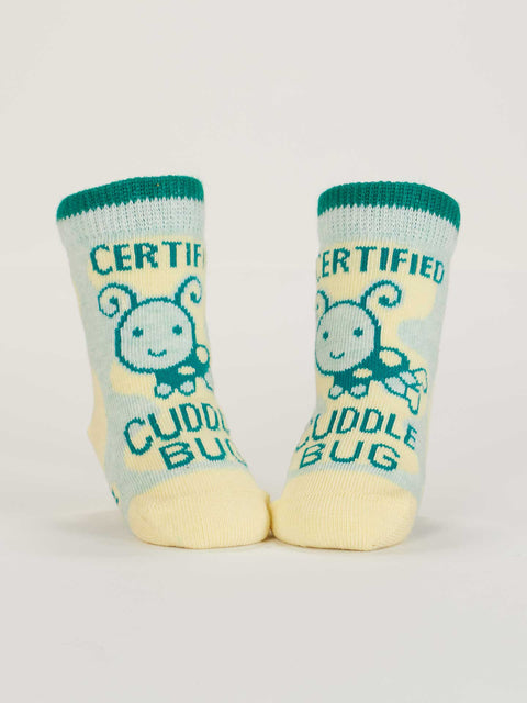 Certified Cuddle Bug/I Bet I Can Make Us Both Cry Baby Socks