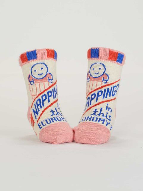 Napping? In This Economy?/Poop Machine Baby Socks